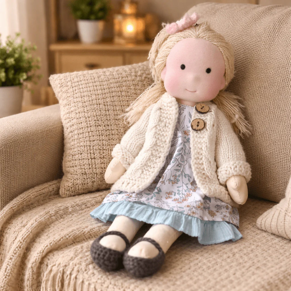 Kids Doll Toy Baby Doll Handmade Play Companion Gift Toy