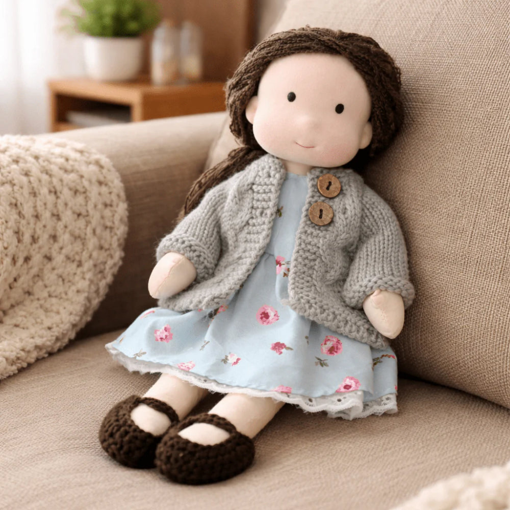 Kids Doll Toy Baby Doll Handmade Play Companion Gift Toy