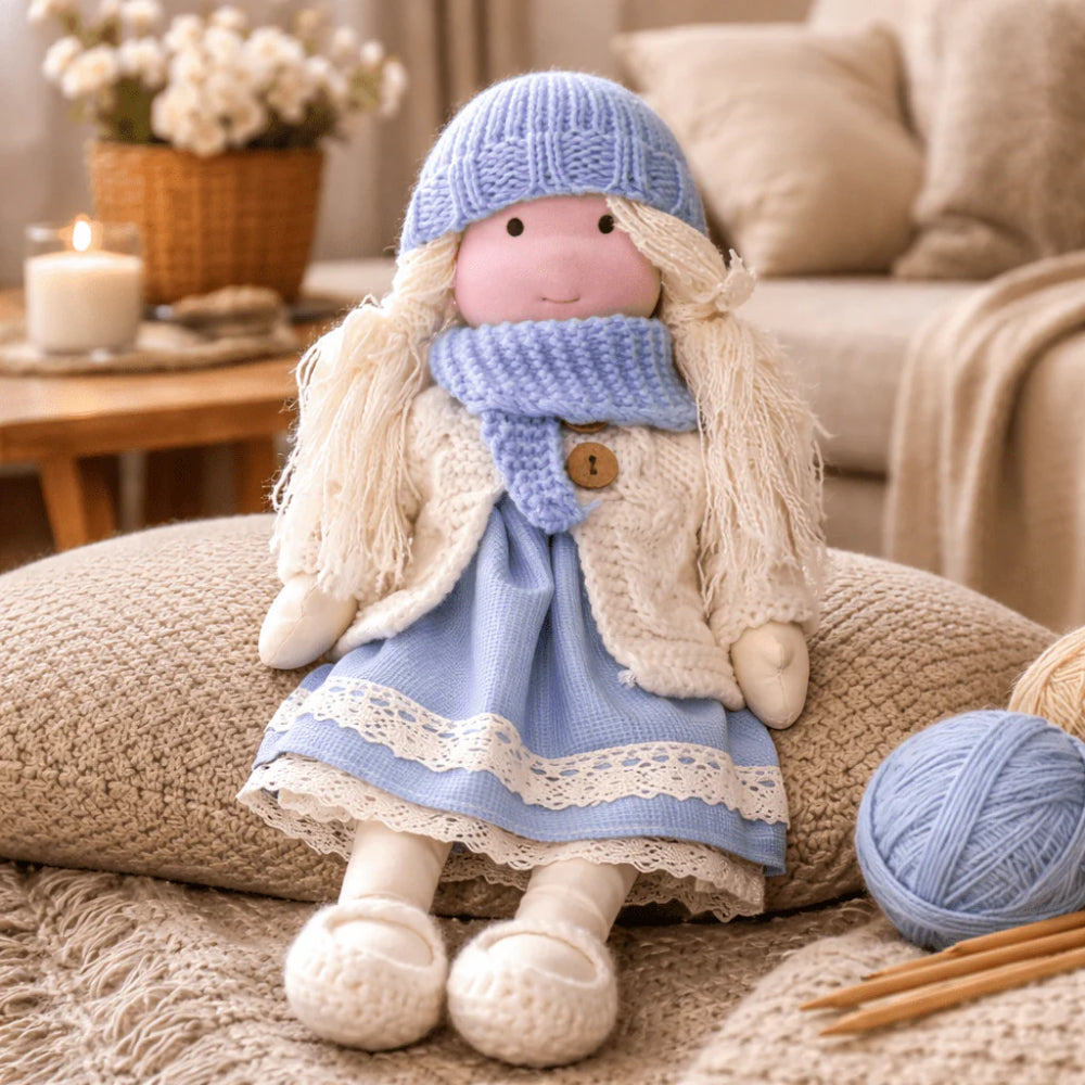 Kids Doll Toy Baby Doll Handmade Play Companion Gift Toy