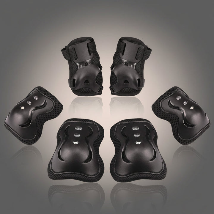 Kids Protective Gear Set Adjustable Knee Elbow Wrist Pads