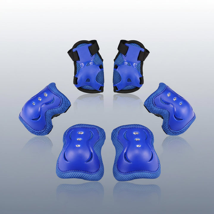 Kids Protective Gear Set Adjustable Knee Elbow Wrist Pads
