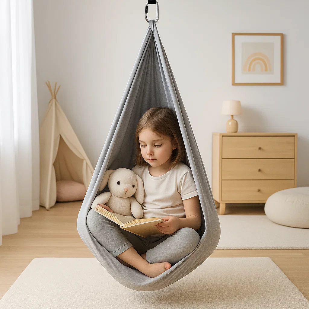 Kids Swing Sensory Therapy Indoor Hanging Pod Seat