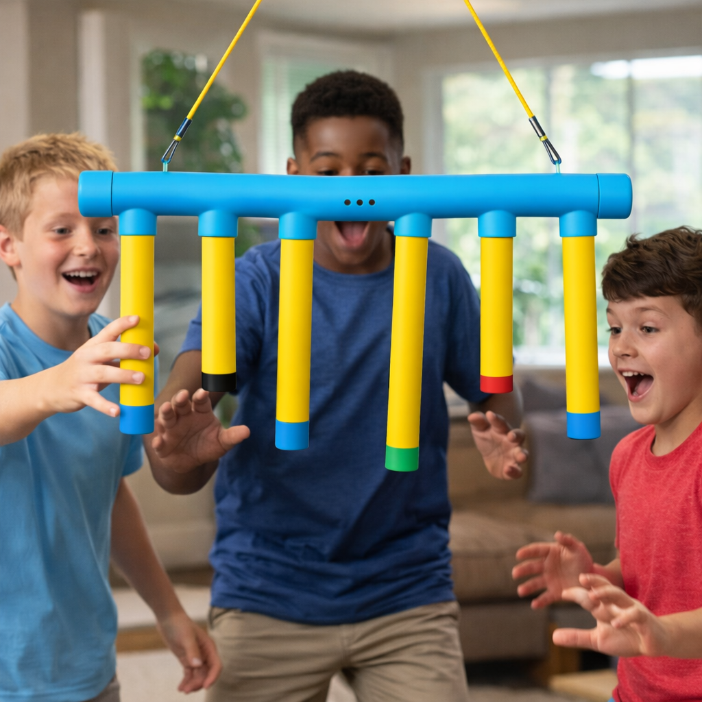 Reaction Game Kids Reflex Training Falling Stick Drop Toy