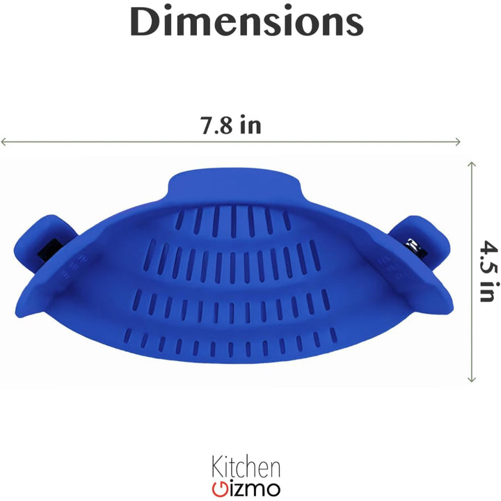 Kitchen SSneaker Clip Style Pot Pasta Colander Silicone