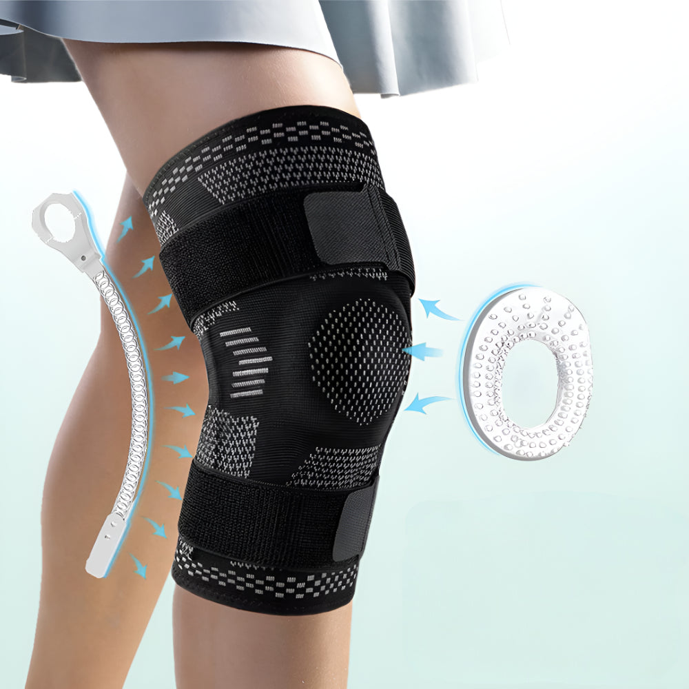 Knee Brace Compression Adjustable Support Sleeve Stabilizer