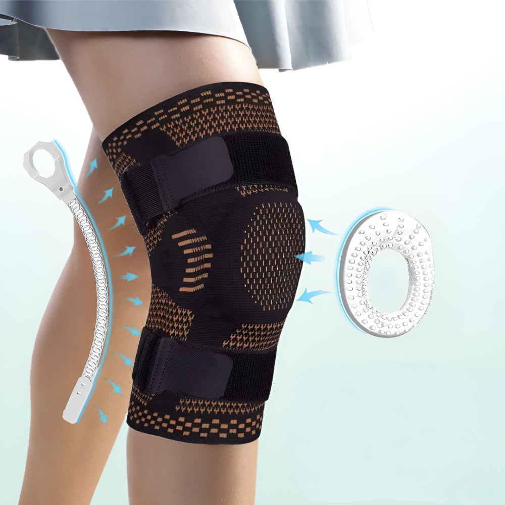 Knee Brace Compression Adjustable Support Sleeve Stabilizer