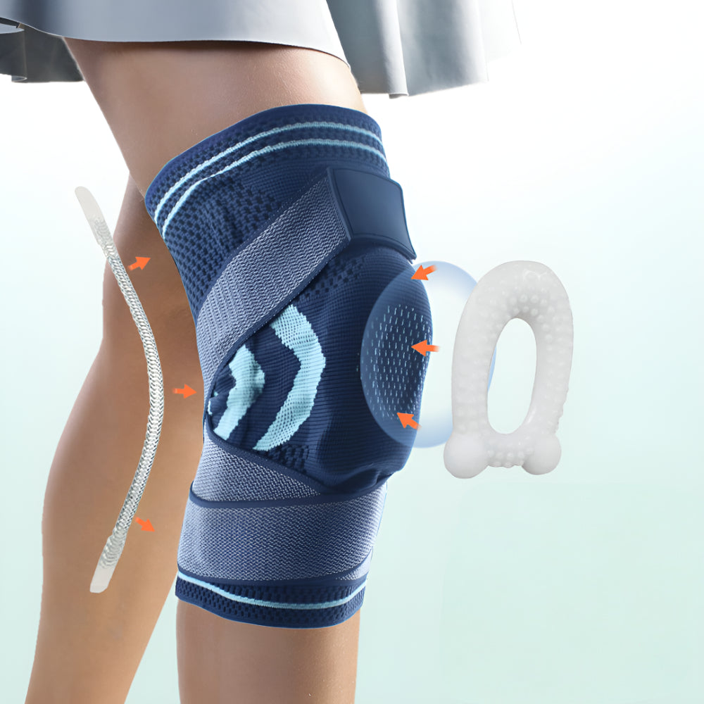 Knee Brace Compression Adjustable Support Sleeve Stabilizer