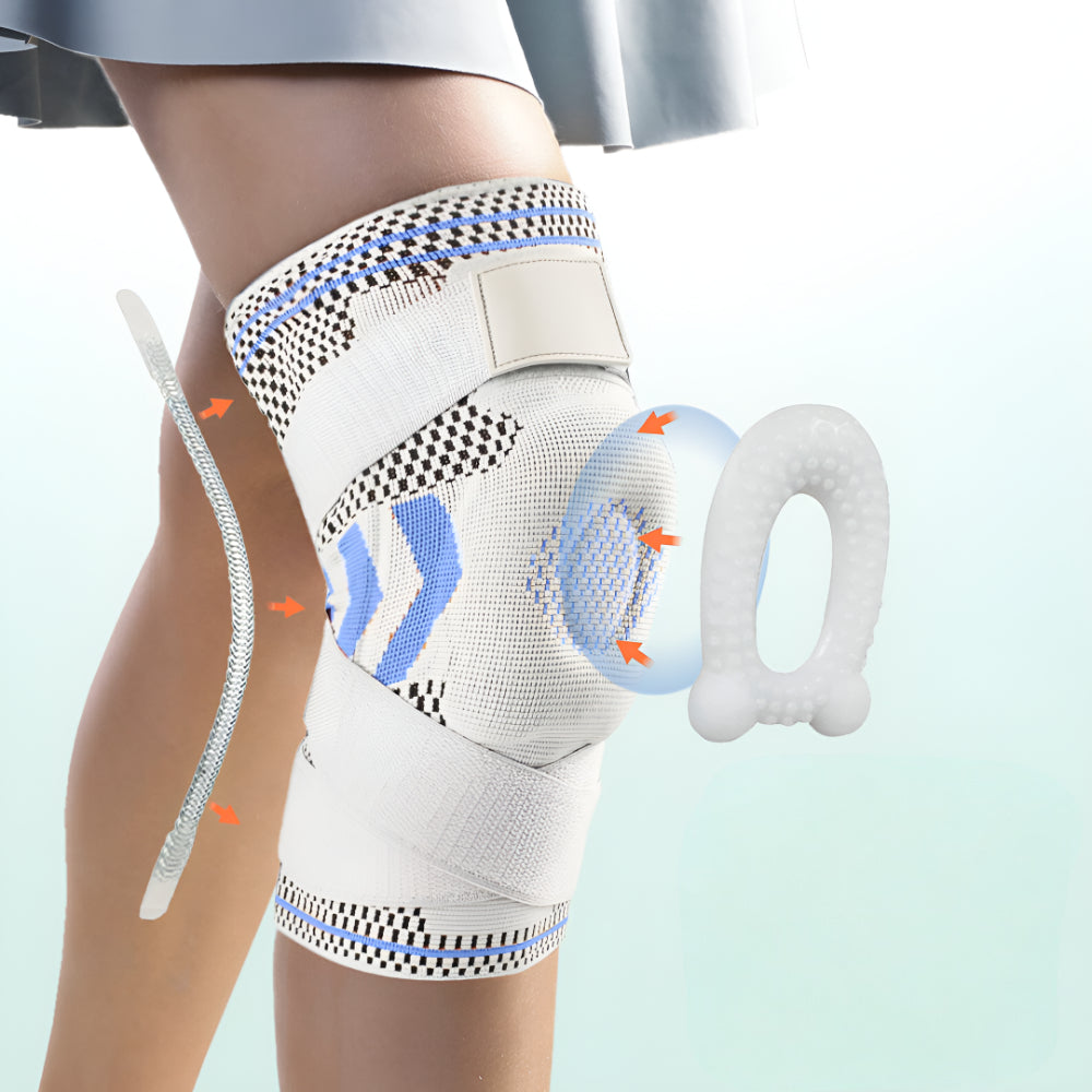 Knee Brace Compression Adjustable Support Sleeve Stabilizer