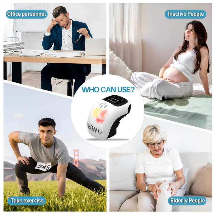 Knee Massager Electric Heated Adjustable Support Compression Device