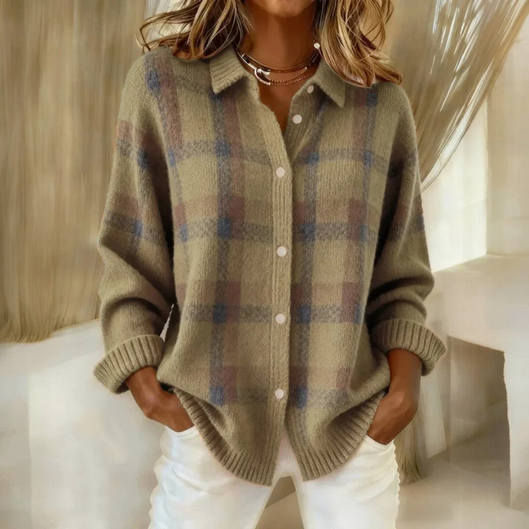 Women’s Casual Oversized Cardigan Long Sleeve Button Front
