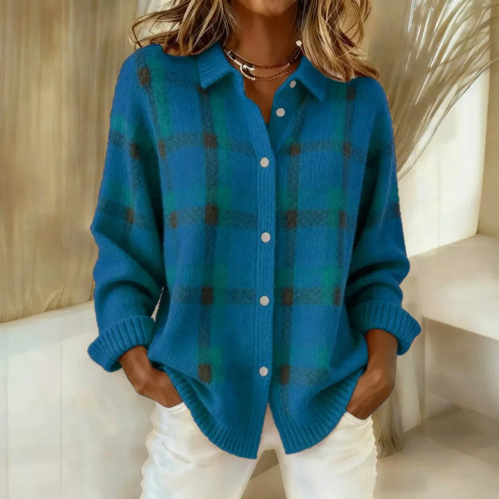 Women’s Casual Oversized Cardigan Long Sleeve Button Front
