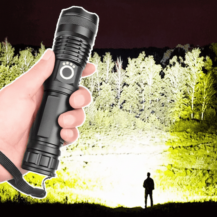LED Flashlight High Lumens Rechargeable Tactical Camping Torch