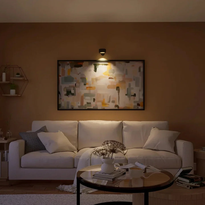Wall Light Cordless Rotating LED Night Lamp