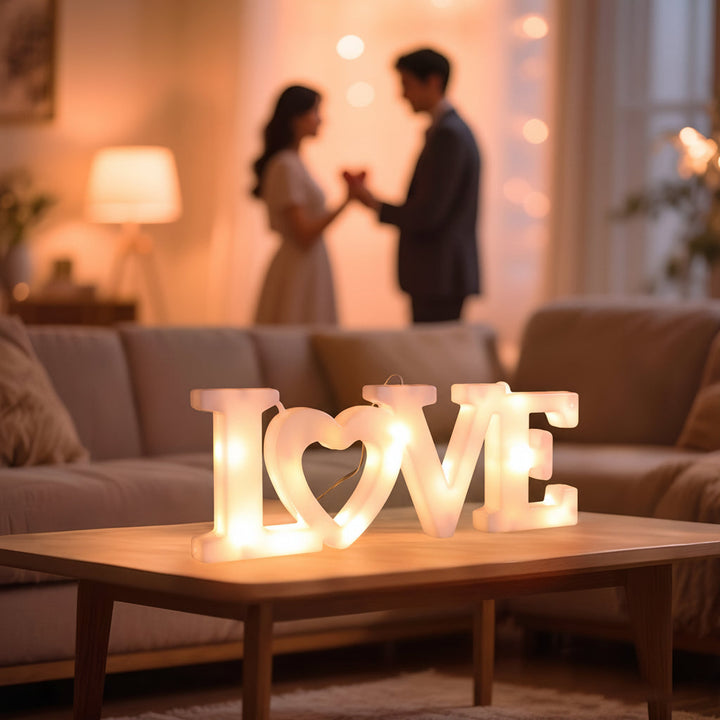 Wall Decor Heart LED Night Light Battery Powered Valentine Gift