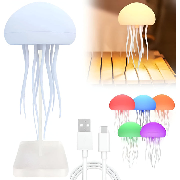 LED Lamp Ambient Mood Light Jellyfish Style Night Light Décor