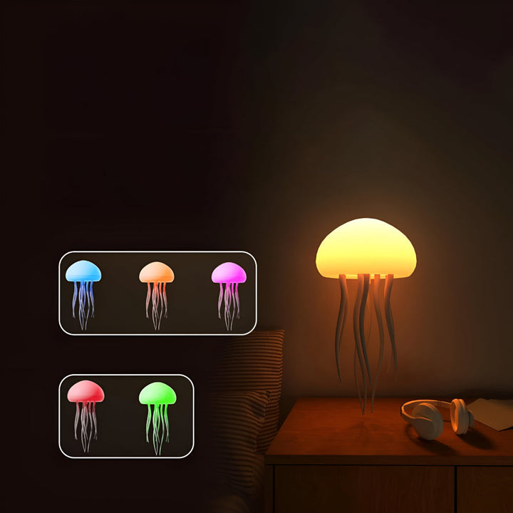 LED Lamp Ambient Mood Light Jellyfish Style Night Light Décor