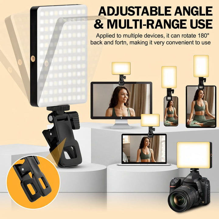 Selfie Light Clip On LED Phone Camera Light Adjustable Modes