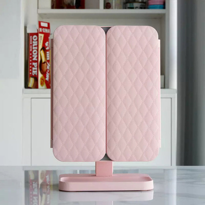 Mirror LED Makeup Triple Lighting Magnification Foldable Design