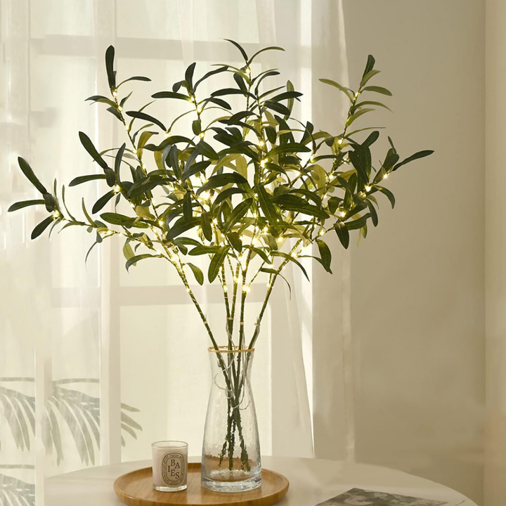 Home Decor LED Branch Floral Table Light Natural Accent