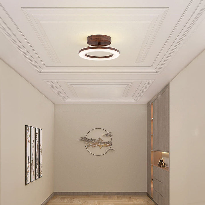 Acrylic Round LED Ceiling Light | Modern Hallway &amp; Entrance Fixture