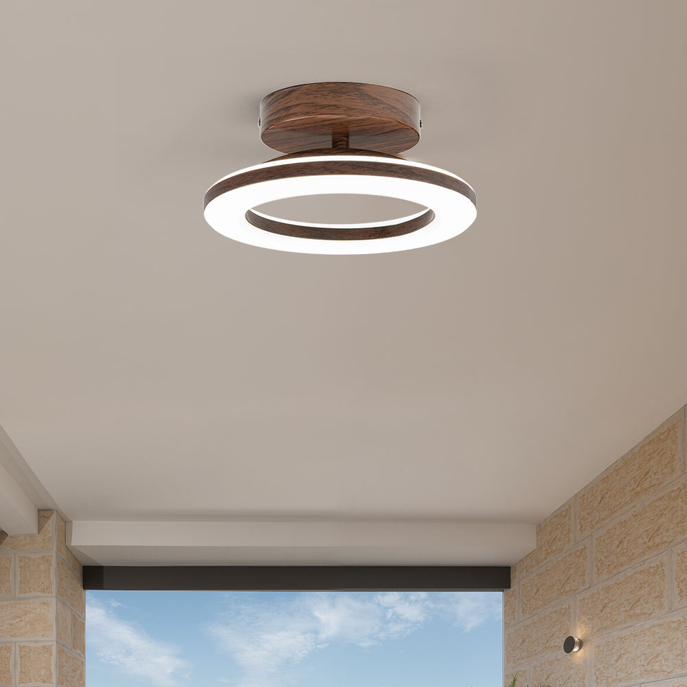 Acrylic Round LED Ceiling Light | Modern Hallway &amp; Entrance Fixture