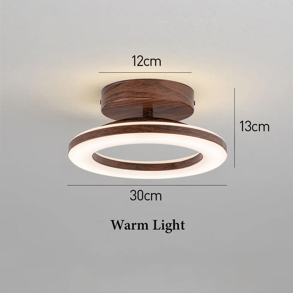 Acrylic Round LED Ceiling Light | Modern Hallway &amp; Entrance Fixture