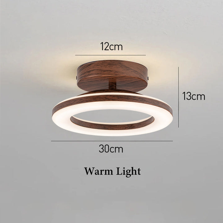 Acrylic Round LED Ceiling Light | Modern Hallway &amp; Entrance Fixture