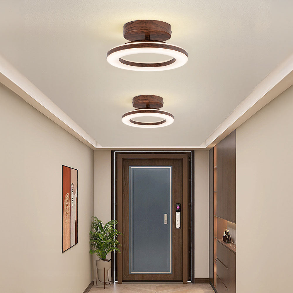 Acrylic Round LED Ceiling Light | Modern Hallway &amp; Entrance Fixture