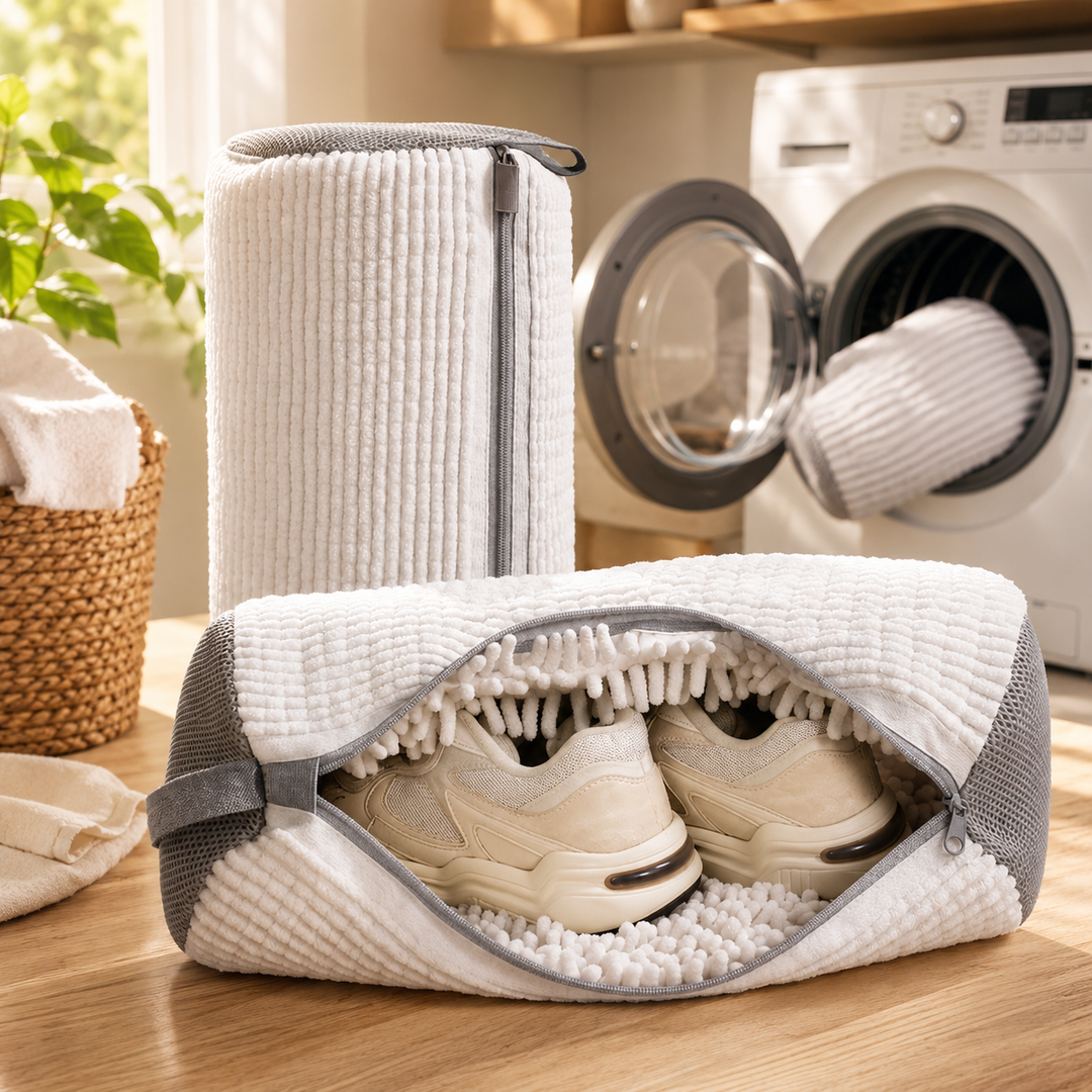 Laundry Bag Shoe Washing Bag Zippered Sneaker Cleaning Pouch