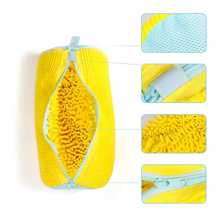 Laundry Bag Shoe Washing Bag Zippered Sneaker Cleaning Pouch