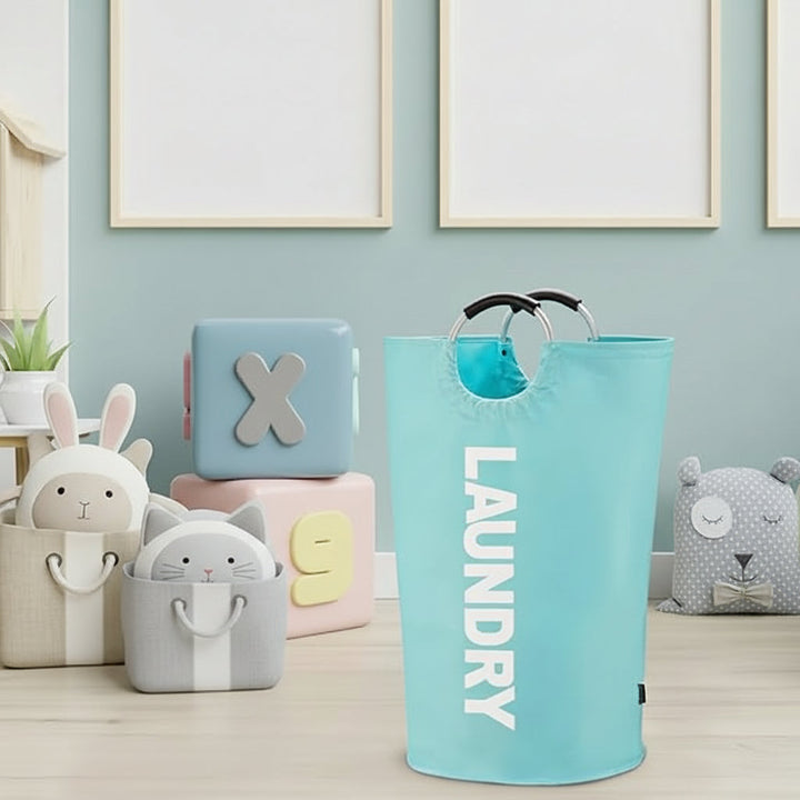 Laundry Hamper Large Foldable Waterproof Fabric Basket