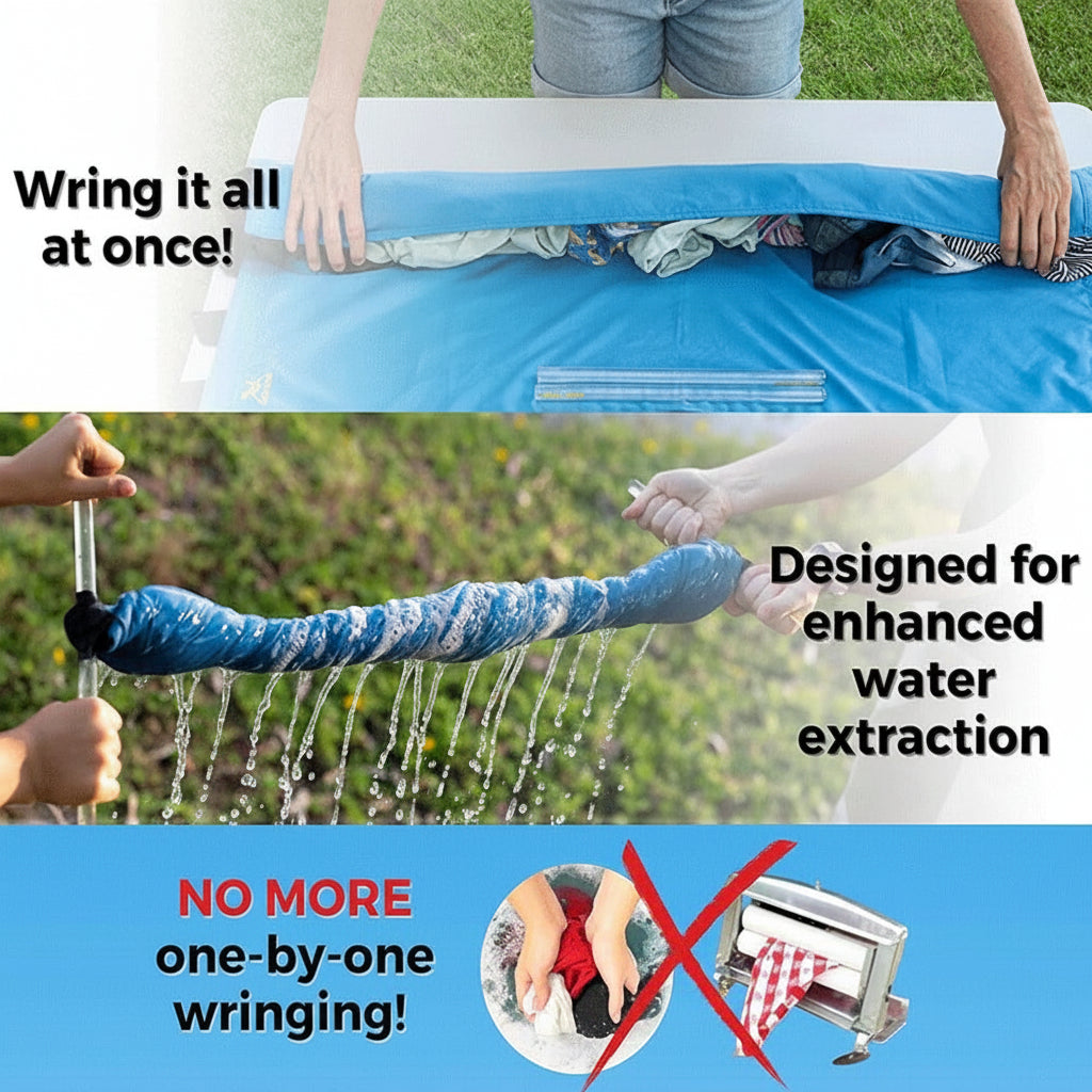 Clothes Wringer Portable Manual Laundry Hand Crank