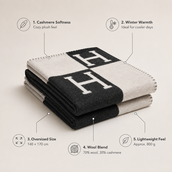 Luxury Blanket Soft Throw Cashmere Plush Oversized