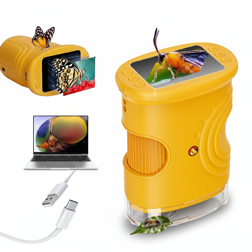 Digital Microscope Portable Handheld 1000x LED Learning Camera