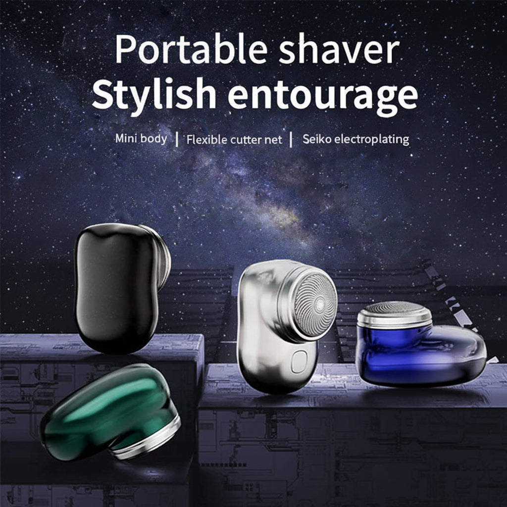 Electric Shaver Portable Mini Metal Beard Hair Trimmer