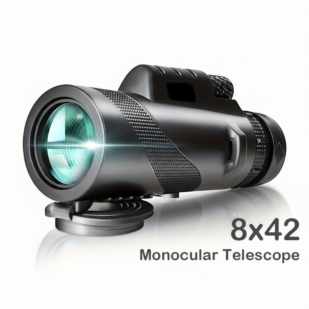Monocular Telescope Phone Adapter HD Outdoor Viewing Scope