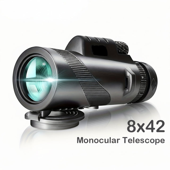 Monocular Telescope Phone Adapter HD Outdoor Viewing Scope