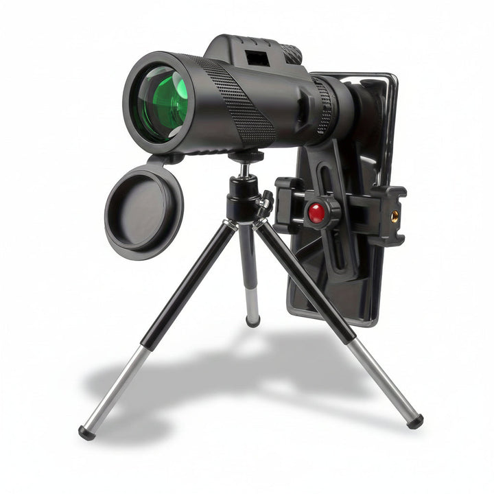 Monocular Telescope Phone Adapter HD Outdoor Viewing Scope