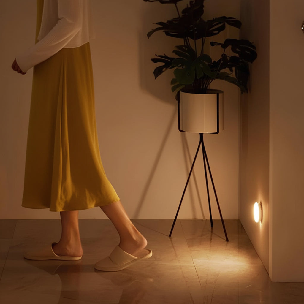 Motion Sensor Night Light Wireless LED Hallway Stairs Bedroom