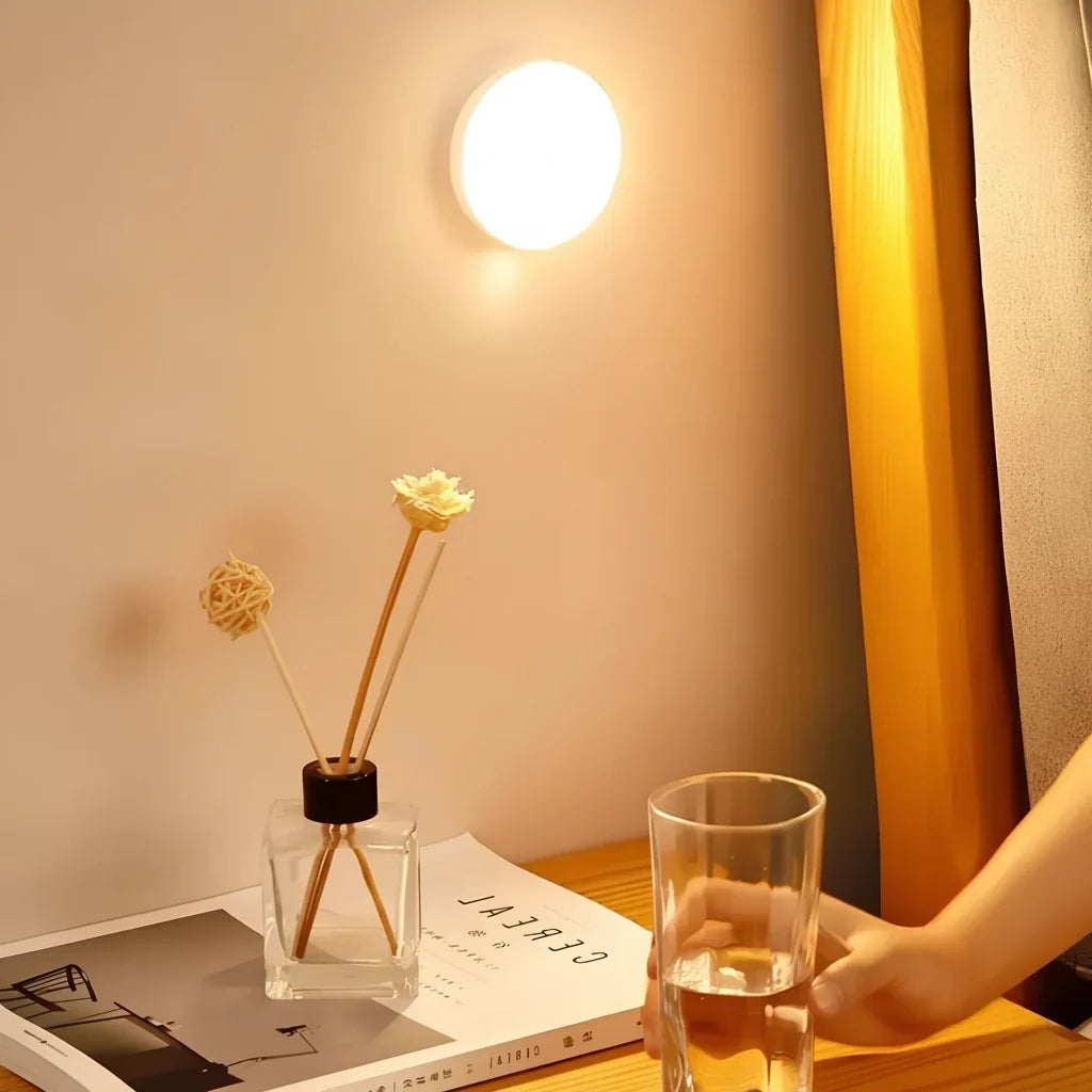 Motion Sensor Night Light Wireless LED Hallway Stairs Bedroom