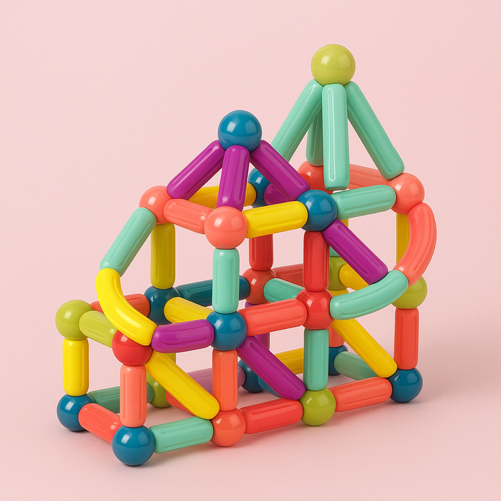 Magnetic Building Blocks Set Educational STEM Toy