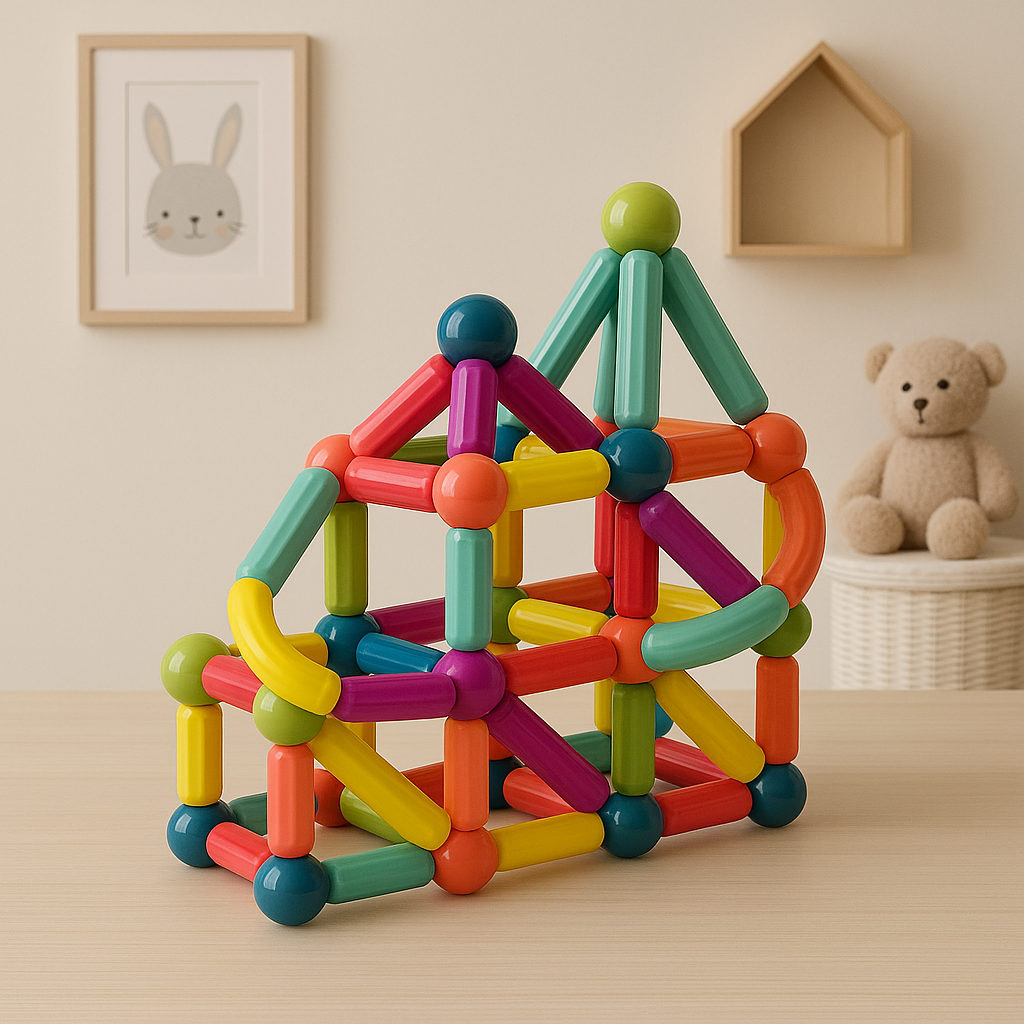 Magnetic Building Blocks Set Educational STEM Toy