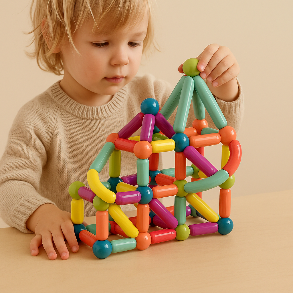 Magnetic Building Blocks Set Educational STEM Toy