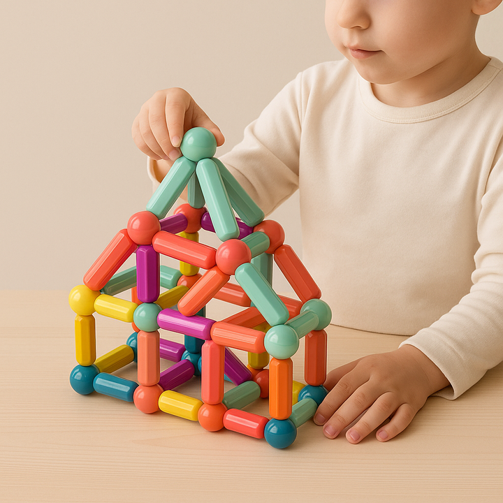 Magnetic Building Blocks Set Educational STEM Toy
