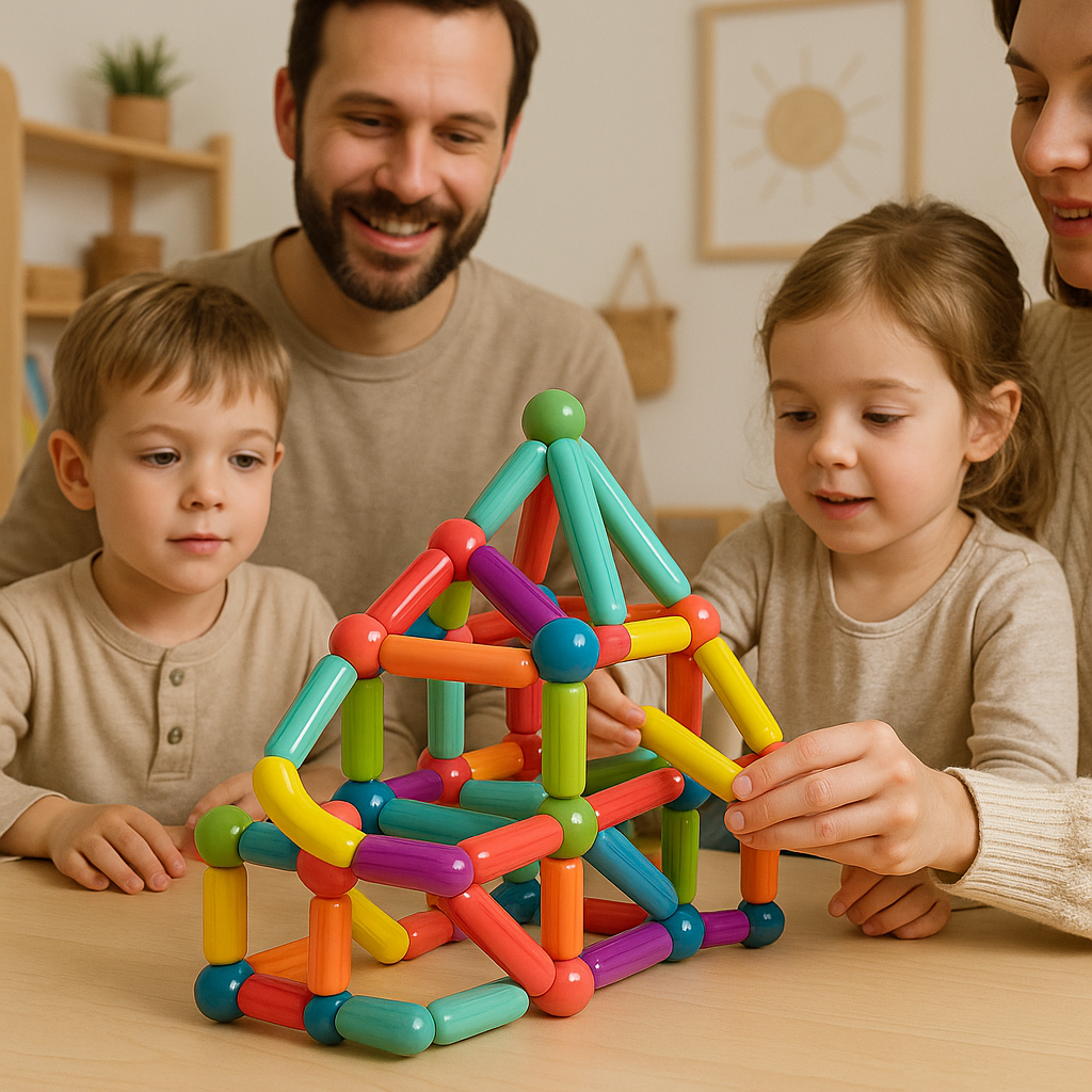 Magnetic Building Blocks Set Educational STEM Toy