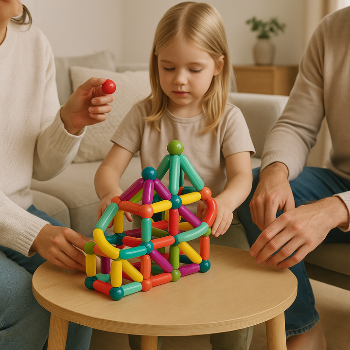 Magnetic Building Blocks Set Educational STEM Toy