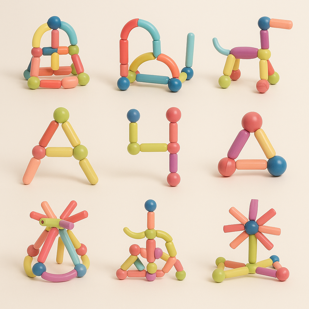 Magnetic Building Blocks Set Educational STEM Toy
