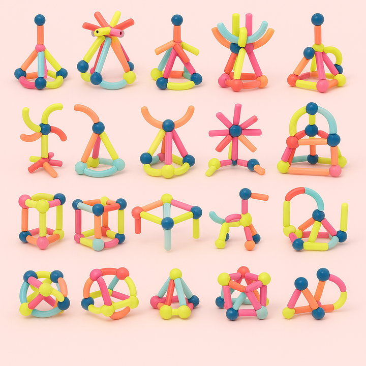Magnetic Building Blocks Set Educational STEM Toy
