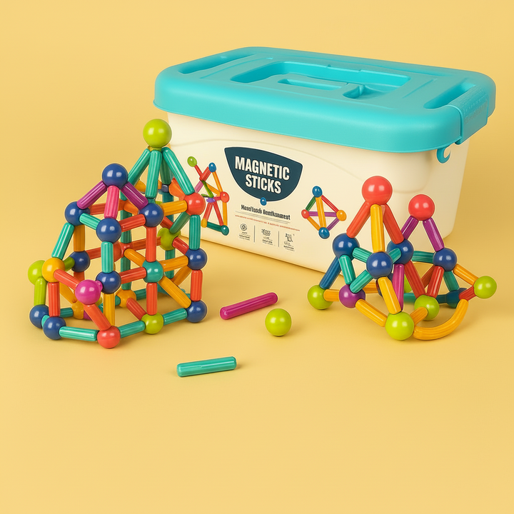 Magnetic Building Blocks Set Educational STEM Toy