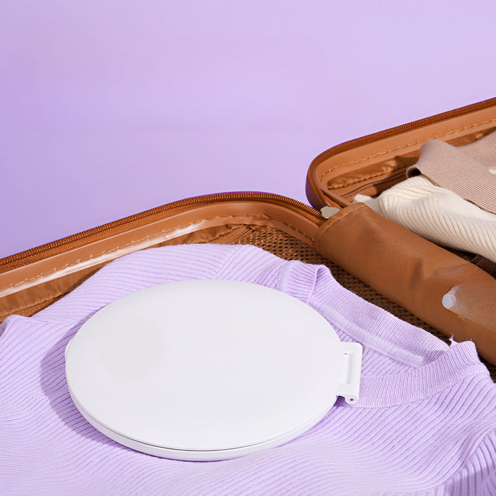 Makeup Mirror Lighted Travel Folding Vanity Compact